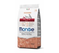 Monge SUPERPREMIUM ALL BREEDS MINI ADULT Salmone e Riso da 2,5 kg cane 